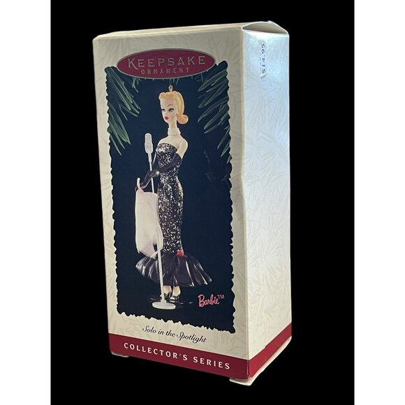 1995 Hallmark Keepsake Christmas Ornament Barbie Solo in the Spotlight #2 - Picture 4 of 6